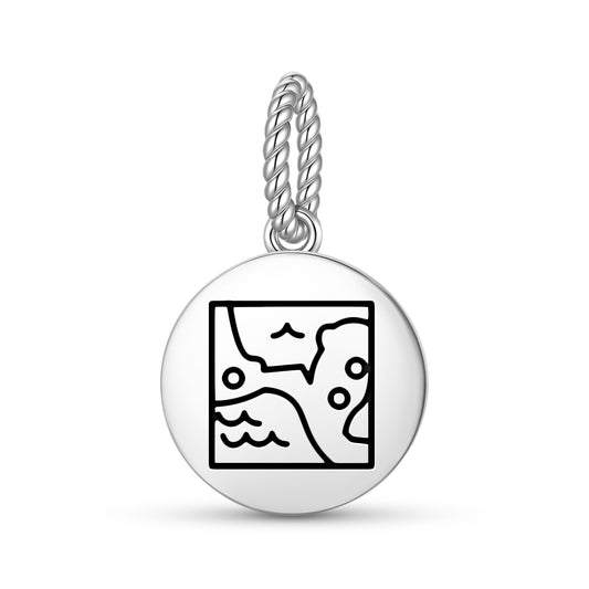 Mayan World Mayan Symbols Pendant Dangle Charm