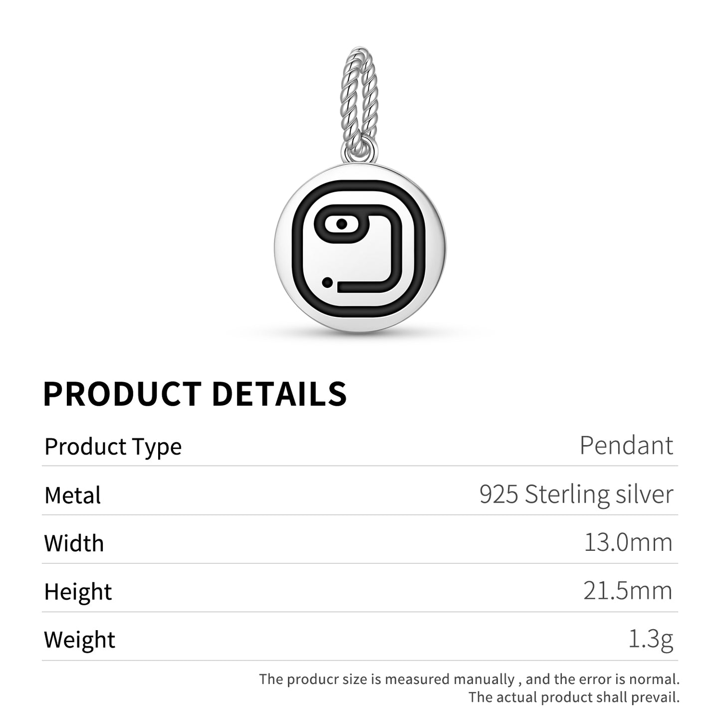 Kawak Mayan Symbols Pendant Dangle Charm