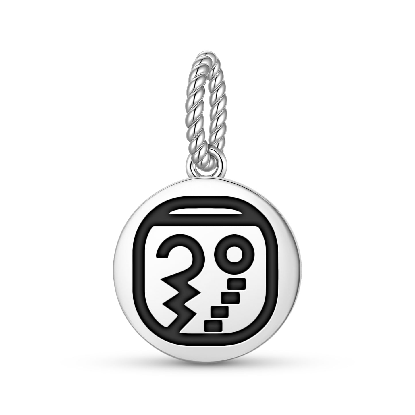 Kaban Mayan Symbols Pendant Dangle Charm