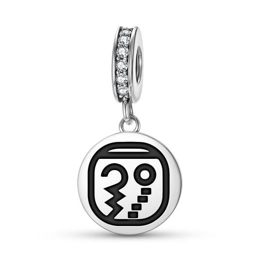Kaban Mayan Symbols Pendant Dangle Charm