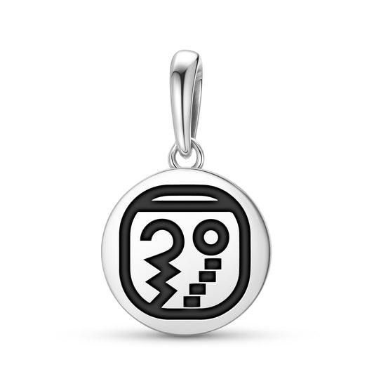 Kaban Mayan Symbols Pendant Dangle Charm