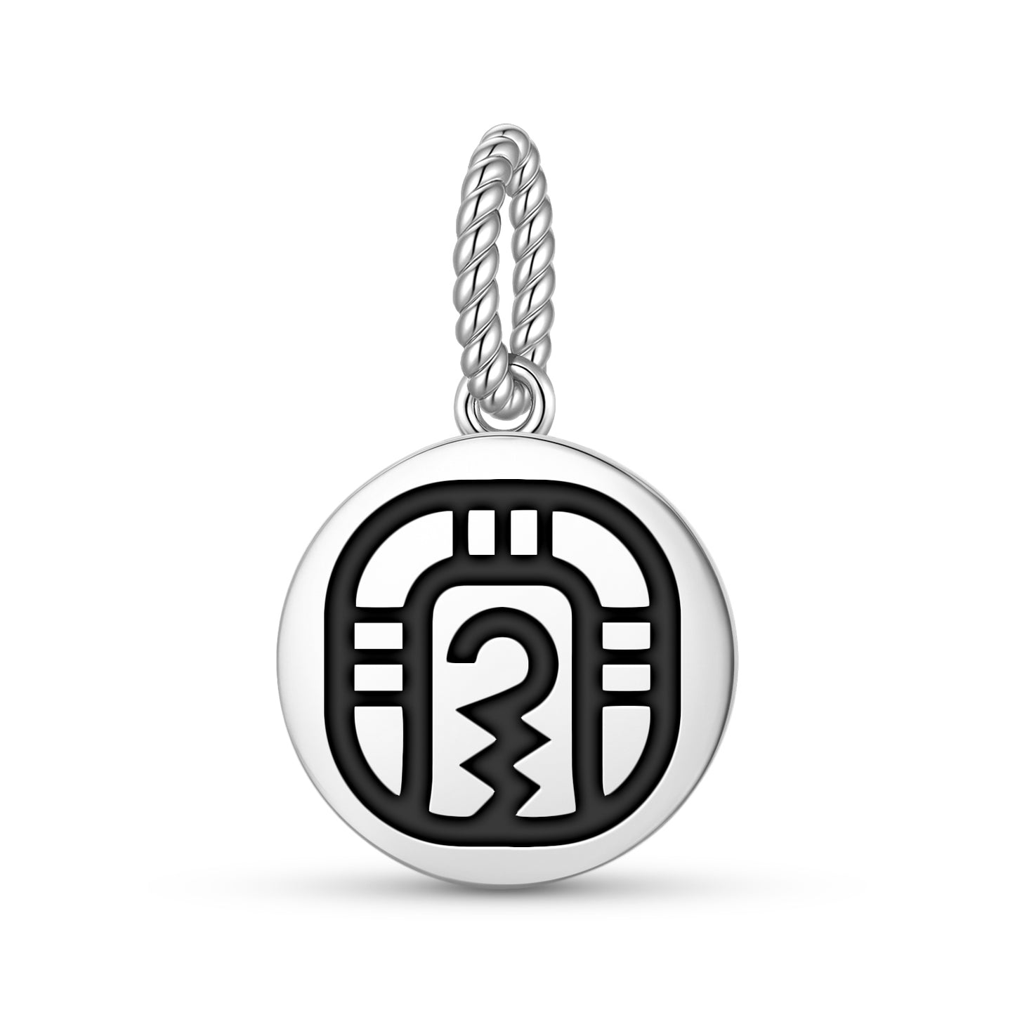Kib Mayan Symbols Pendant Dangle Charm