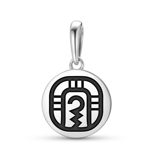 Kib Mayan Symbols Pendant Dangle Charm