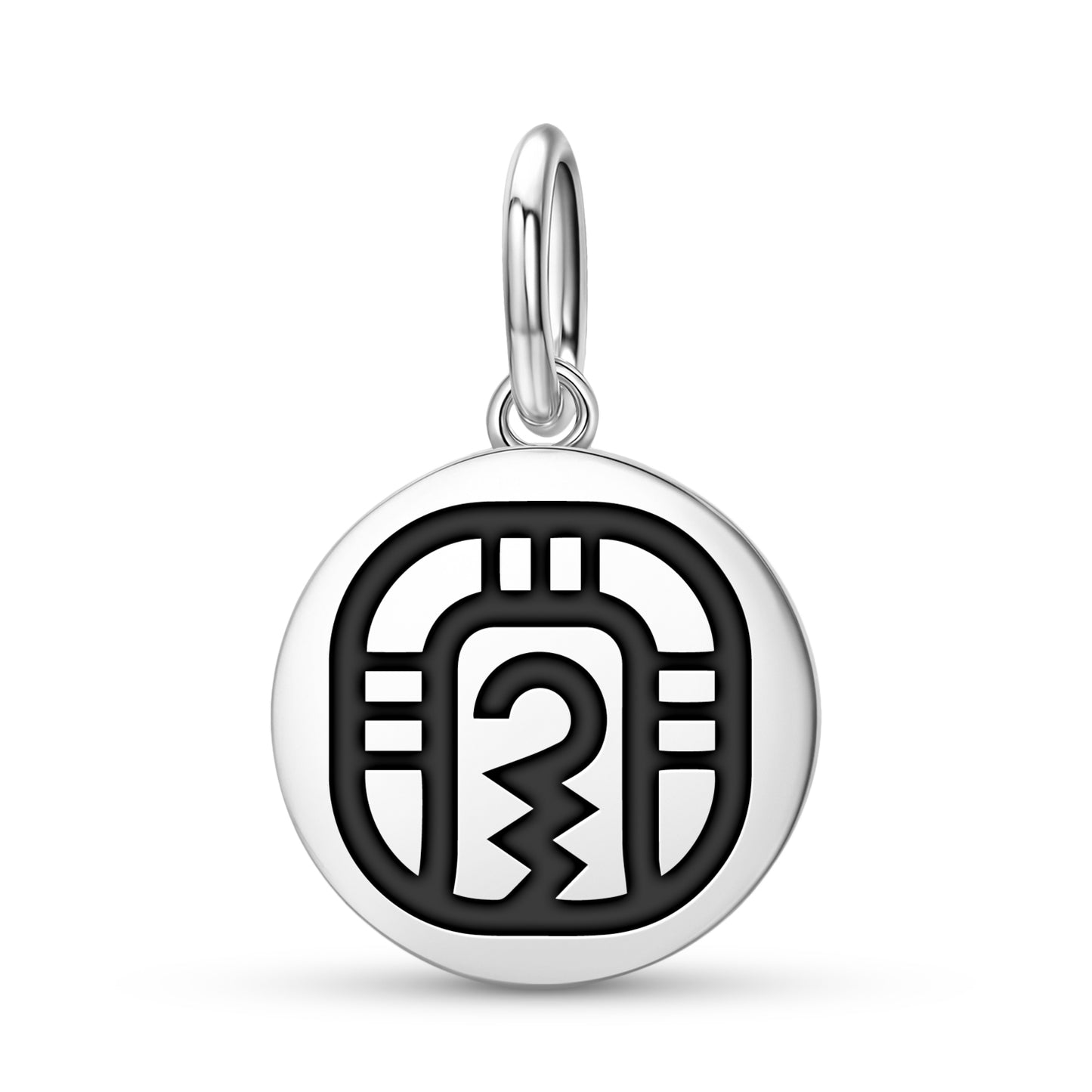 Kib Mayan Symbols Pendant Dangle Charm