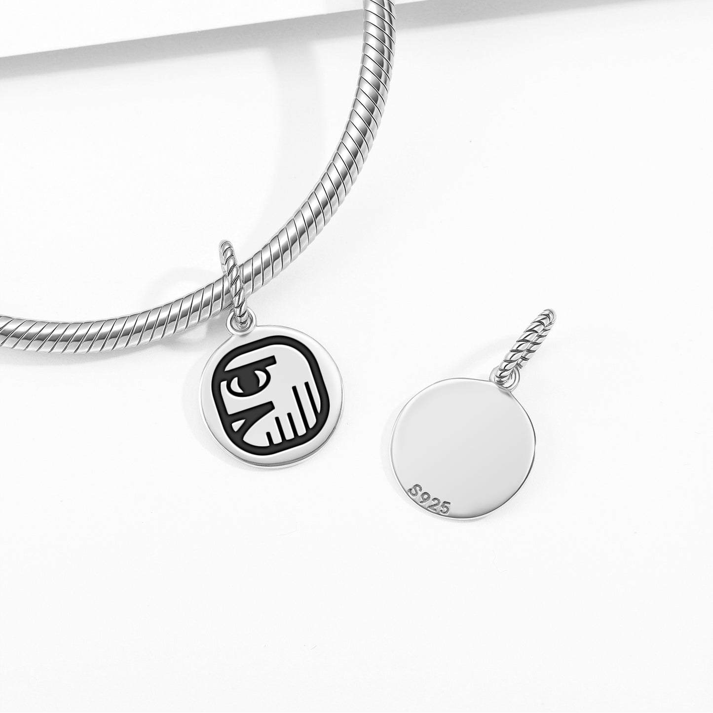 Men Mayan Symbols Pendant Dangle Charm
