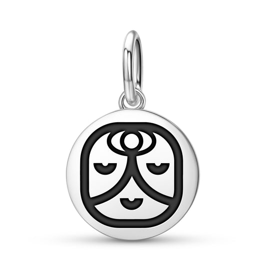 Ix Mayan Symbols Pendant Dangle Charm