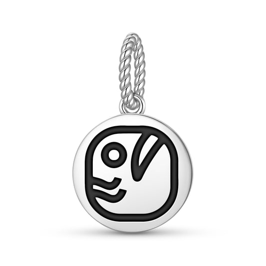 Eb Mayan Symbols Pendant Dangle Charm