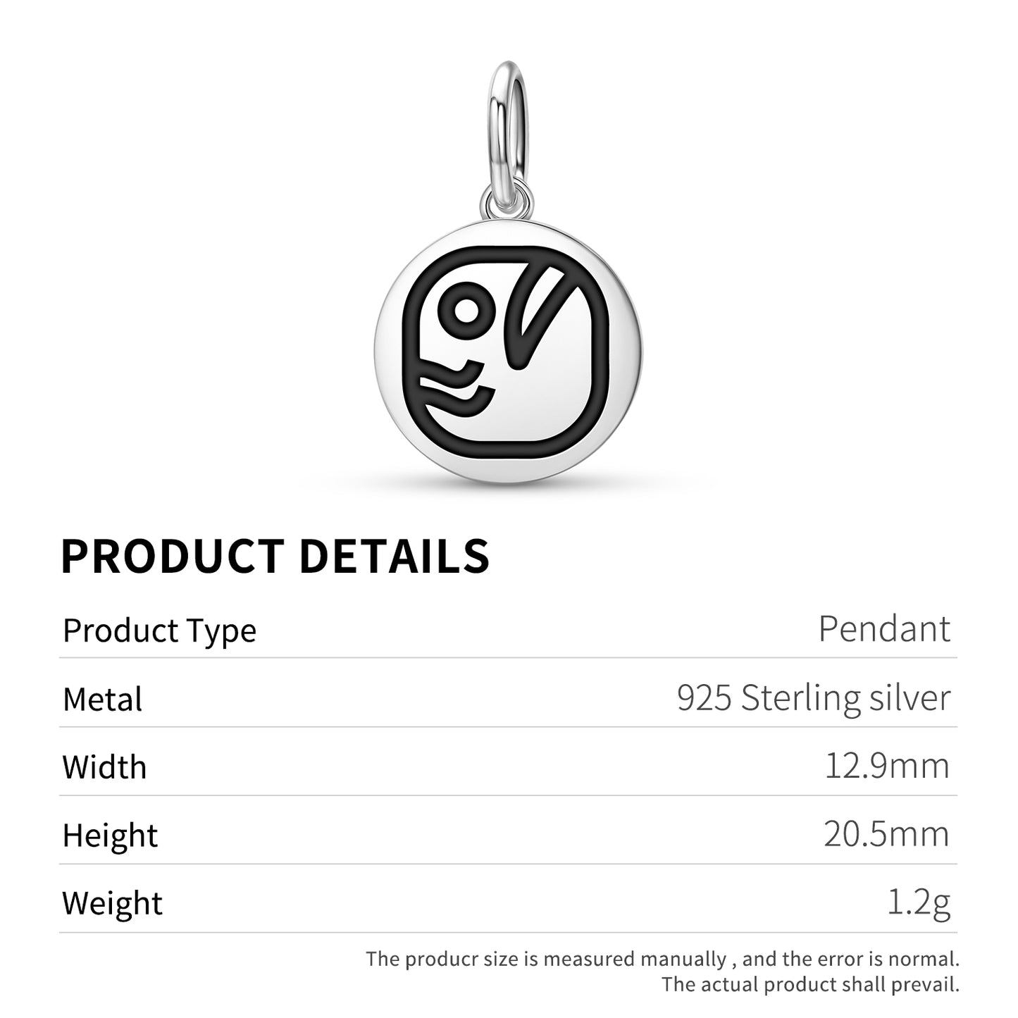 Eb Mayan Symbols Pendant Dangle Charm