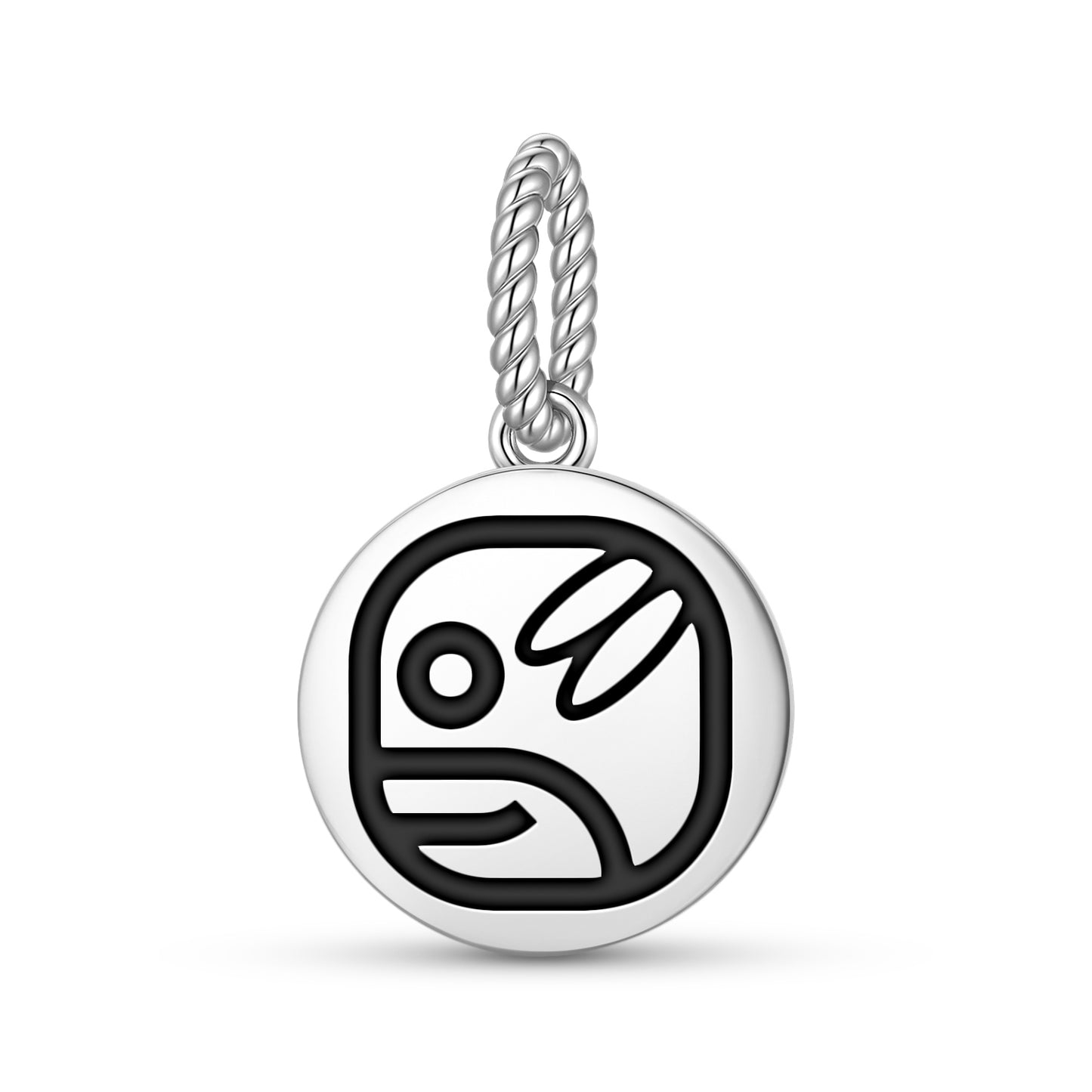 Ok Mayan Symbols Pendant Dangle Charm