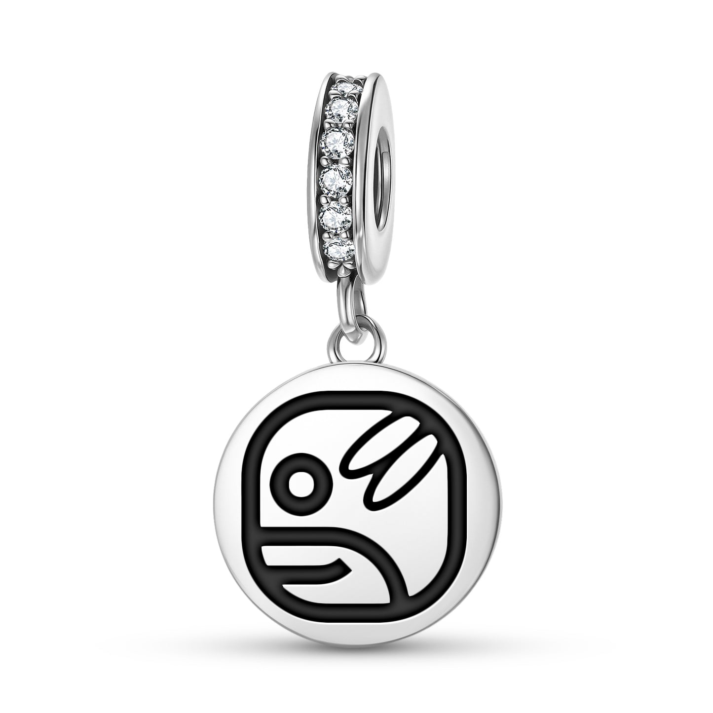 Ok Mayan Symbols Pendant Dangle Charm