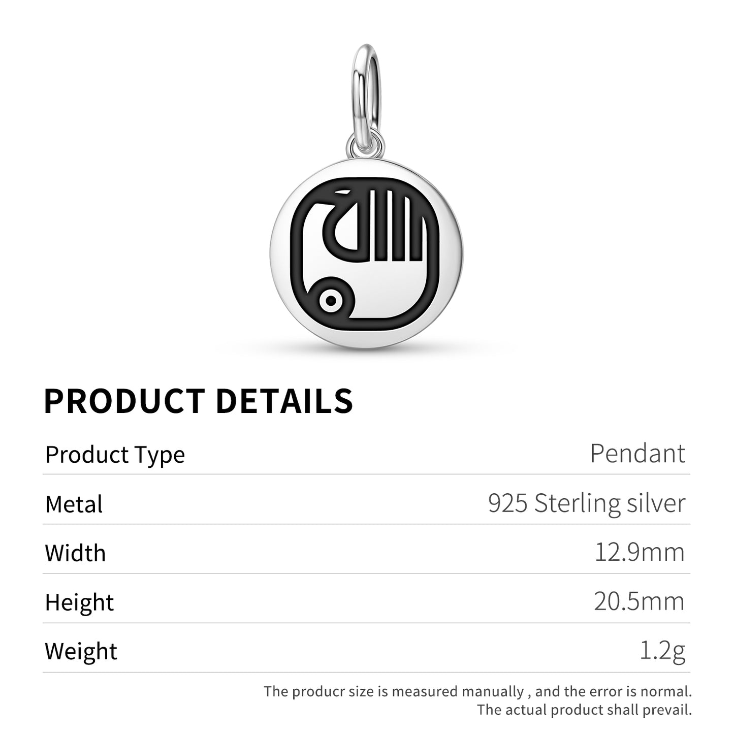 Manik Mayan Symbols Pendant Dangle Charm