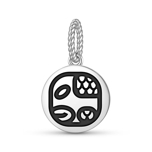 Chiccan Mayan Symbols Pendant Dangle Charm
