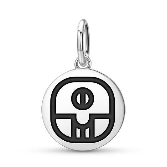 Kan Mayan Symbols Pendant Dangle Charm