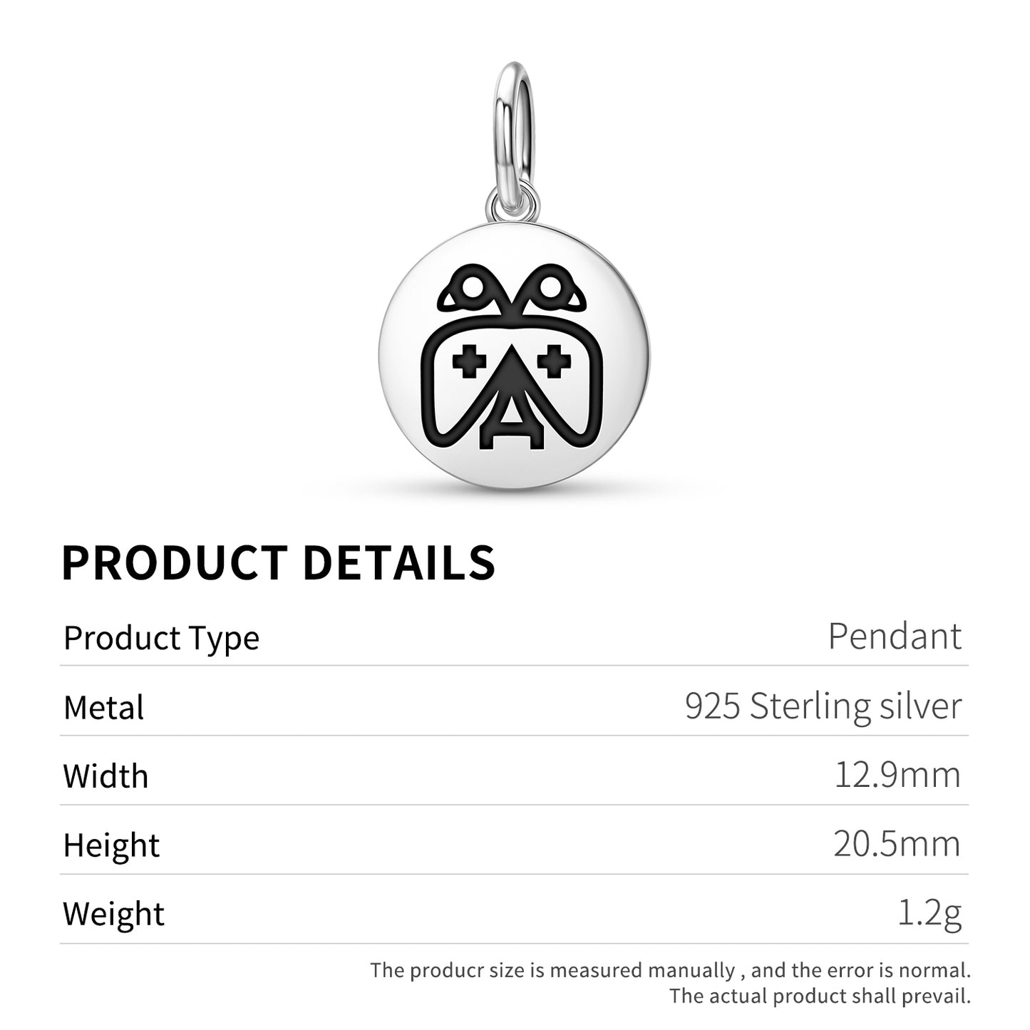 The Hawk Mapuche Symbols Pendant Dangle Charm