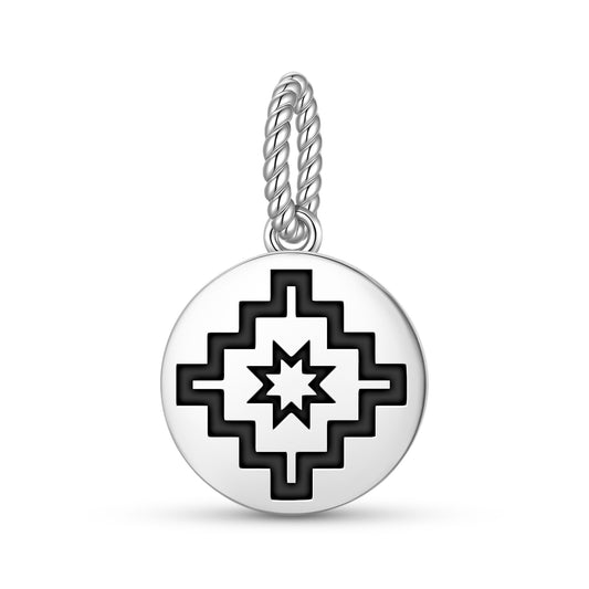 Bandera de Leftraru Mapuche Symbols Pendant Dangle Charm