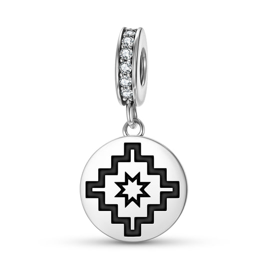 Bandera de Leftraru Mapuche Symbols Pendant Dangle Charm