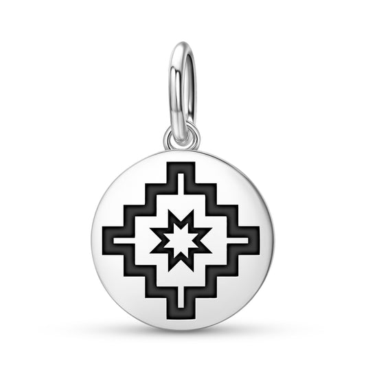 Bandera de Leftraru Mapuche Symbols Pendant Dangle Charm