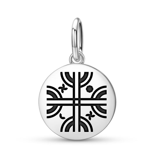 Wiñoy Tripantu Mapuche Symbols Pendant Dangle Charm