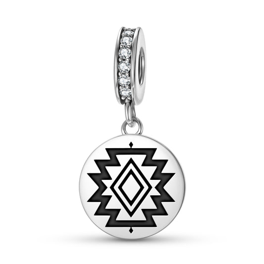 Wangulén Mapuche Symbols Pendant Dangle Charm
