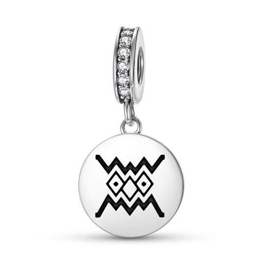 Nge-Nge Mapuche Symbols Pendant Dangle Charm