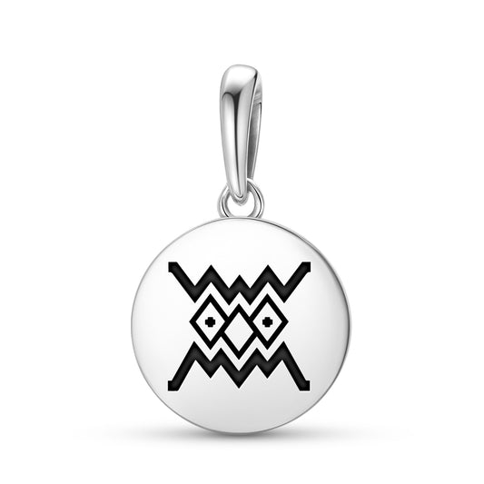 Nge-Nge Mapuche Symbols Pendant Dangle Charm