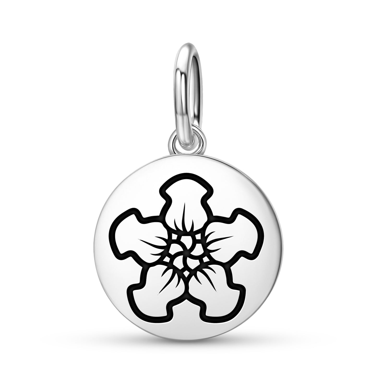 Nasturtium Flowers Symbols Pendant Dangle Charm