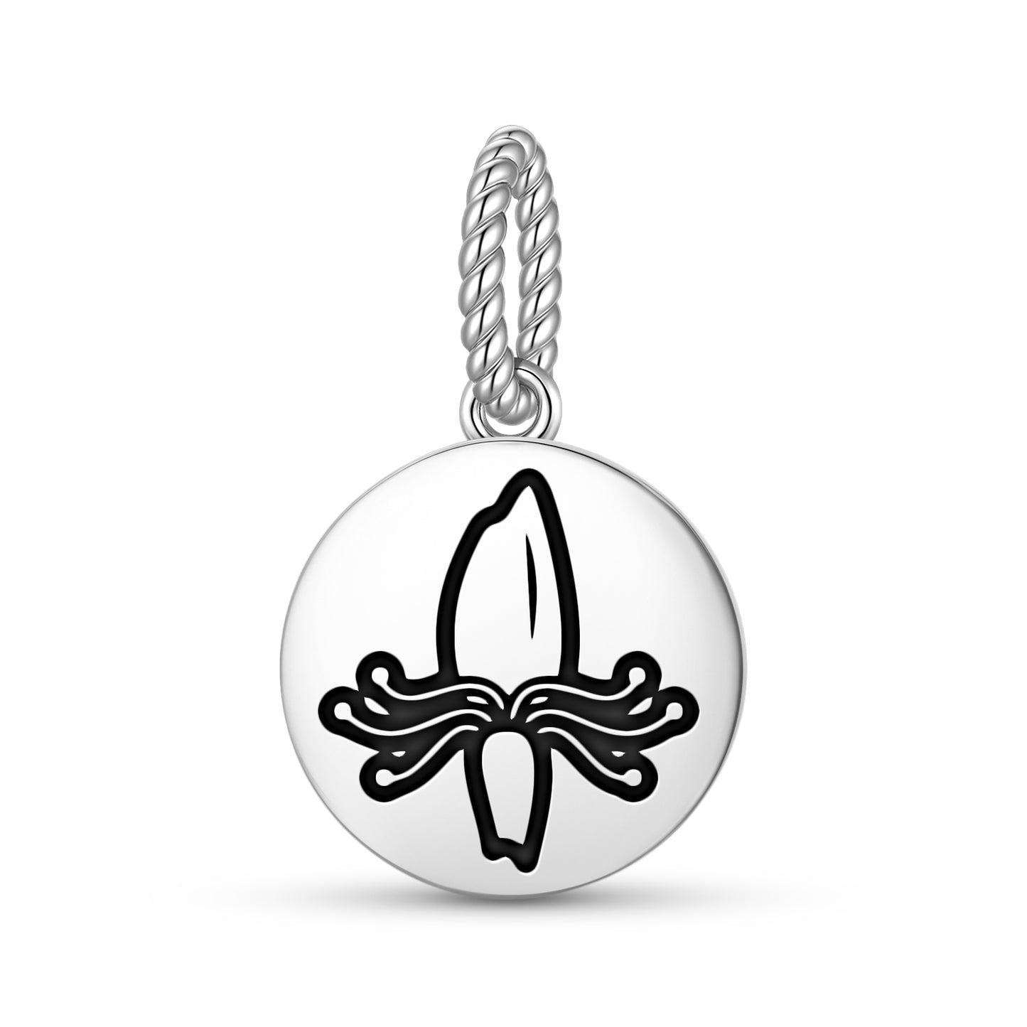 Honeysuckle Flowers Symbols Pendant Dangle Charm