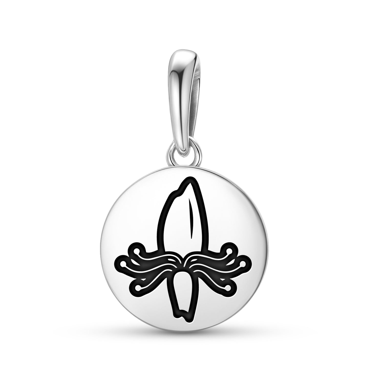 Honeysuckle Flowers Symbols Pendant Dangle Charm