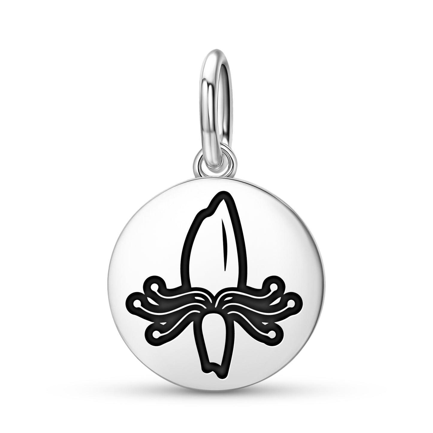 Honeysuckle Flowers Symbols Pendant Dangle Charm