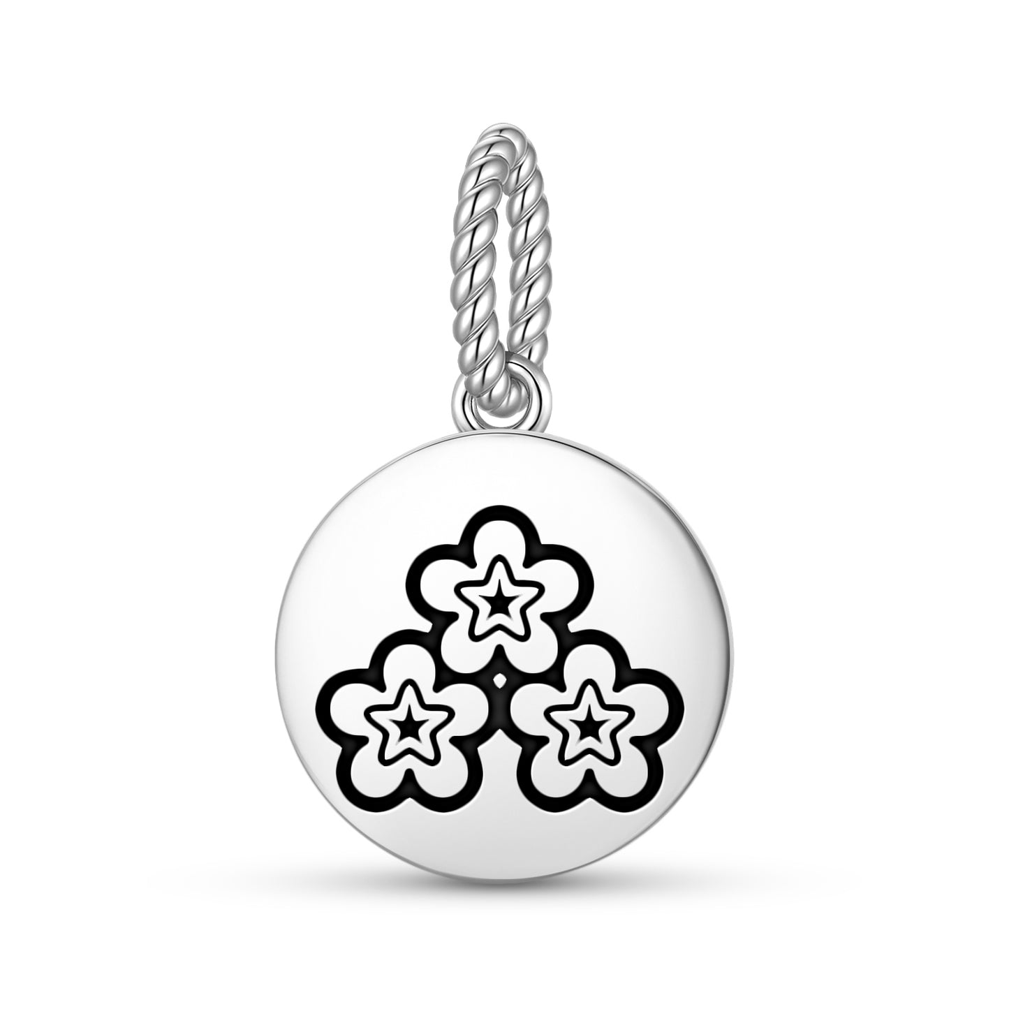 Heliotrope Flowers Symbols Pendant Dangle Charm
