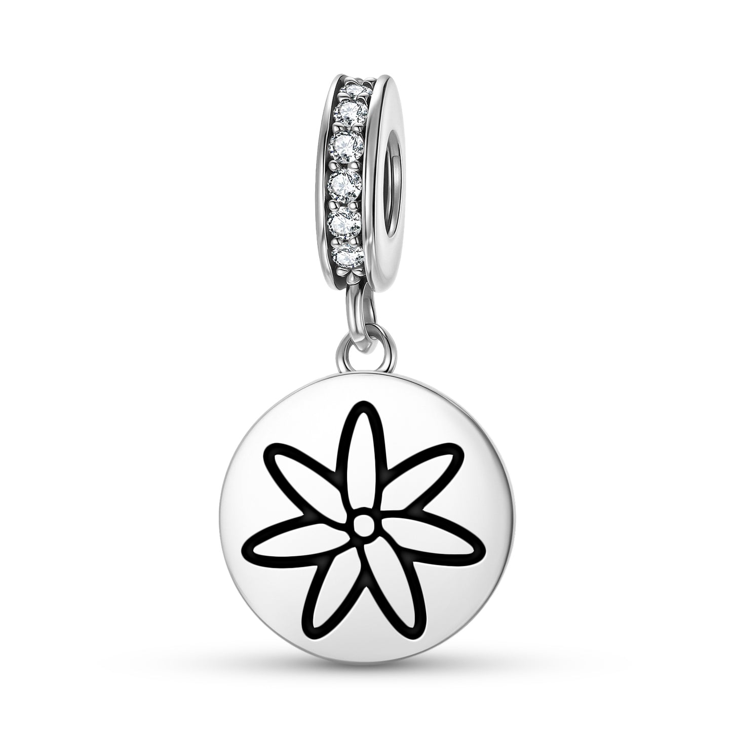 Jasmine Flowers Symbols Pendant Dangle Charm