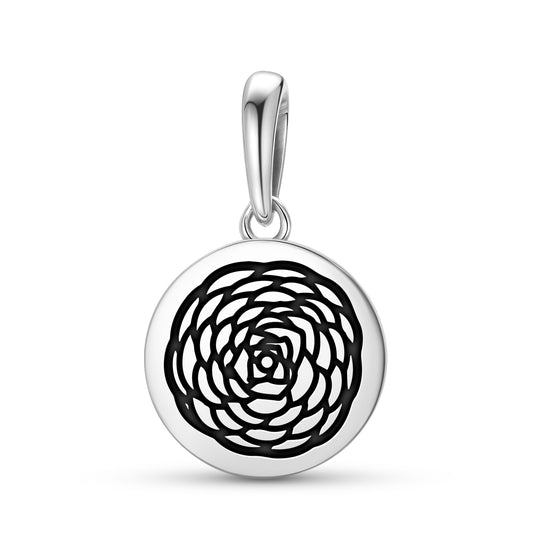 Camellia Flowers Symbols Pendant Dangle Charm