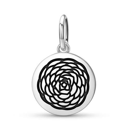 Camellia Flowers Symbols Pendant Dangle Charm