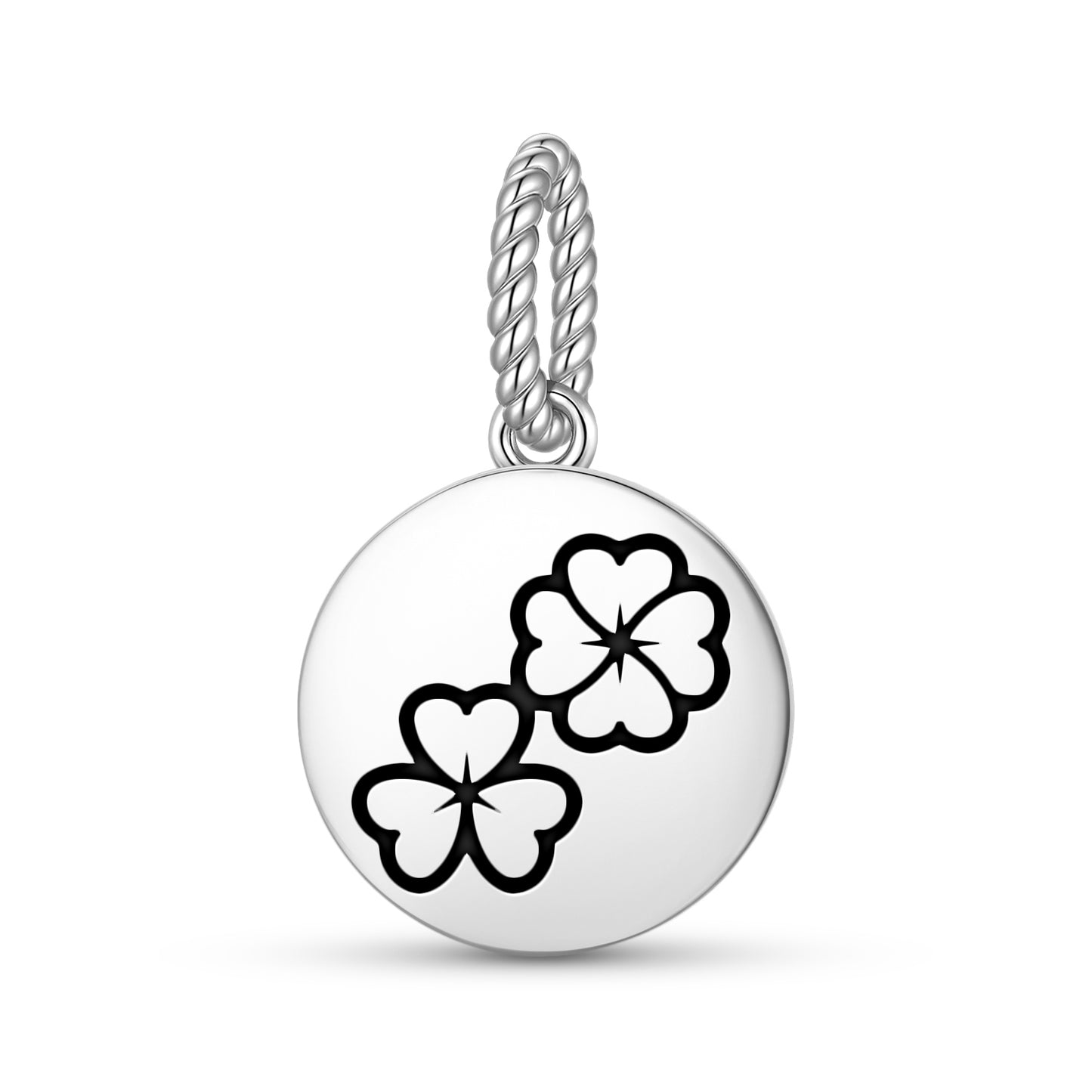 Clover Flowers Symbols Pendant Dangle Charm