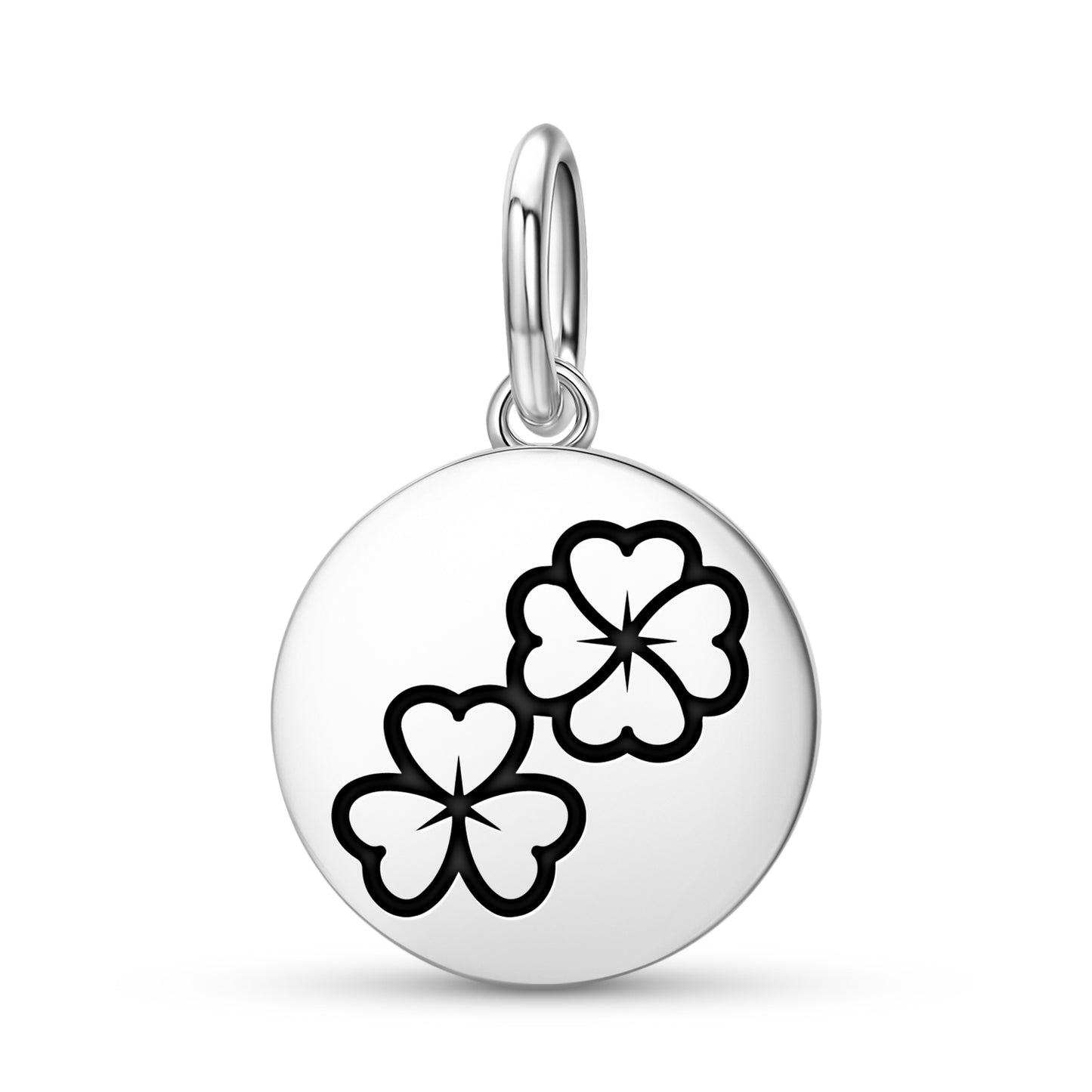 Clover Flowers Symbols Pendant Dangle Charm