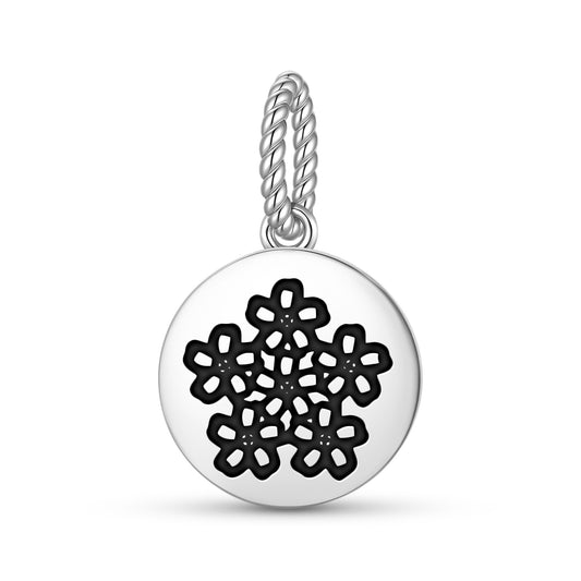 Verbena Flowers Symbols Pendant Dangle Charm