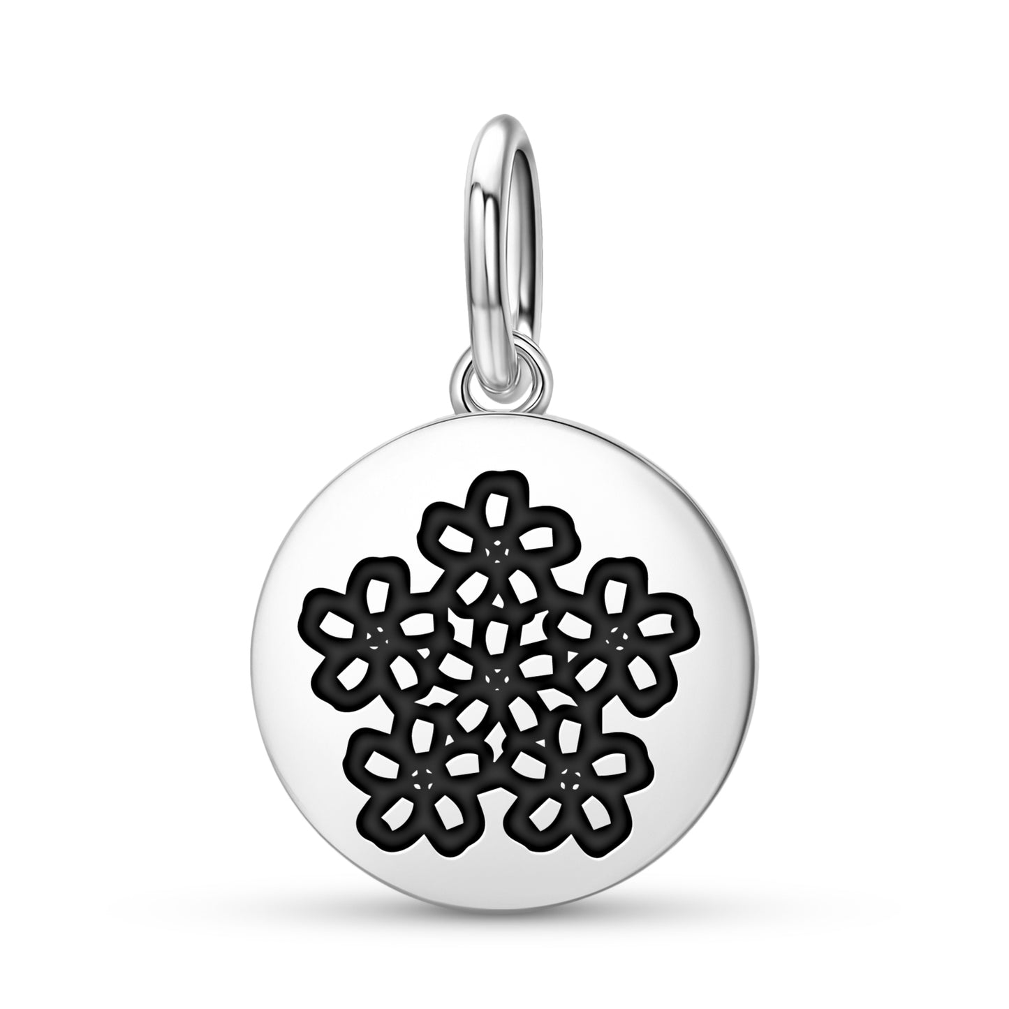 Verbena Flowers Symbols Pendant Dangle Charm