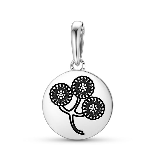 Tansy Flowers Symbols Pendant Dangle Charm