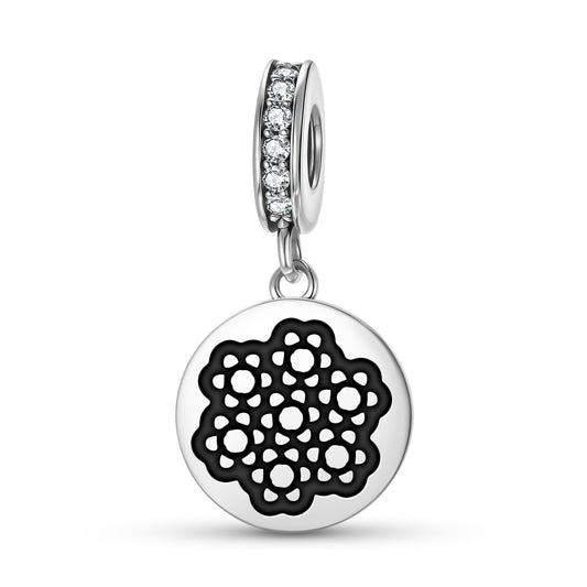 Yarrow Flowers Symbols Pendant Dangle Charm