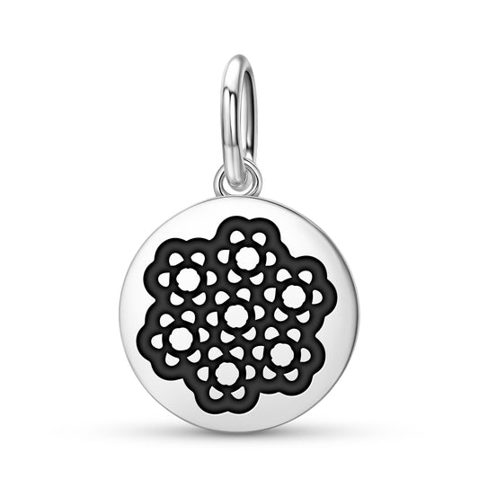 Yarrow Flowers Symbols Pendant Dangle Charm