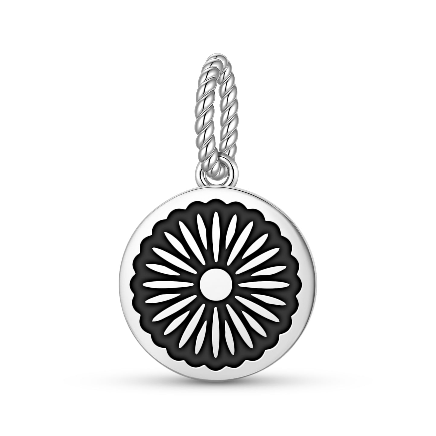 Chamomile Flowers Symbols Pendant Dangle Charm