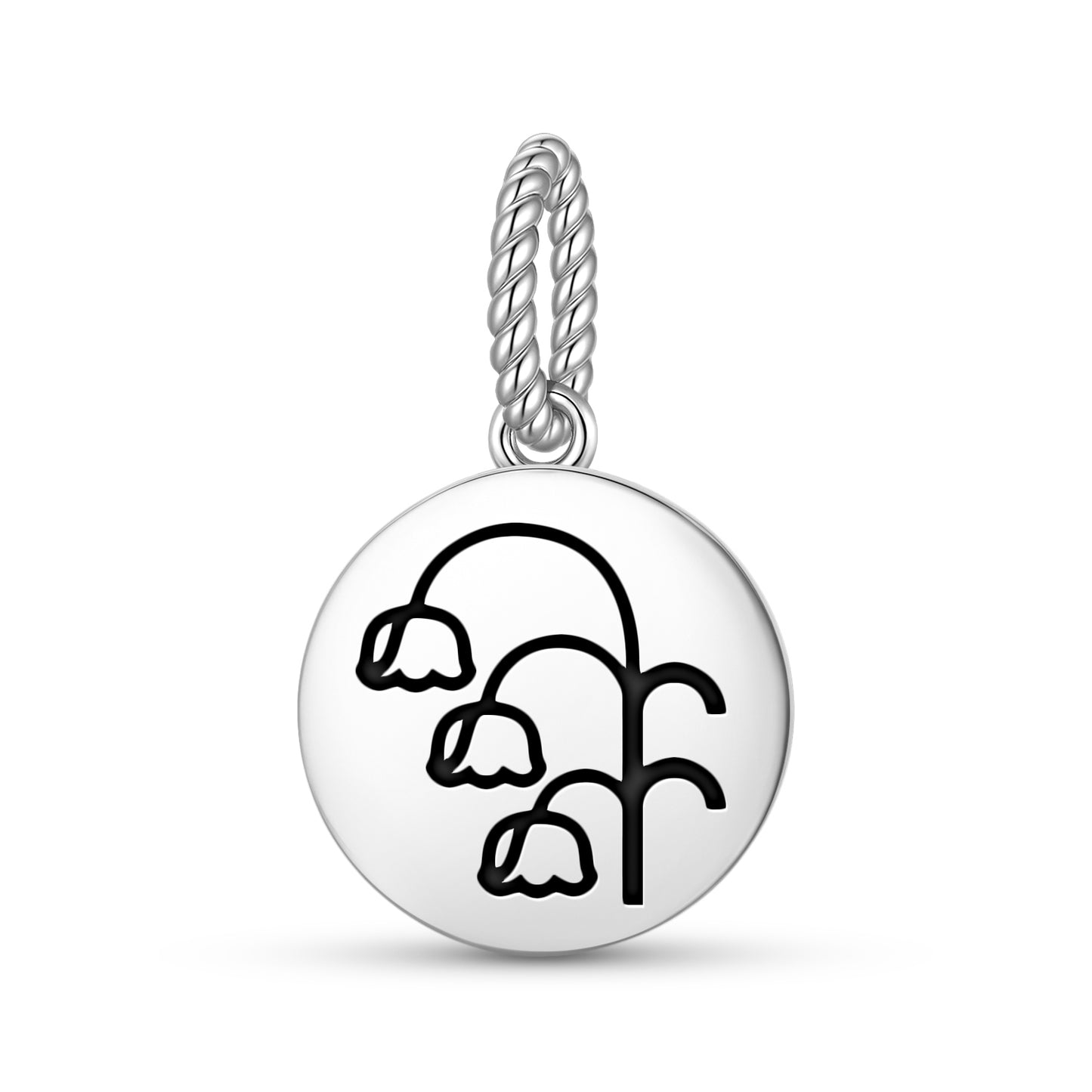 Lily of the Valley Flowers Symbols Pendant Dangle Charm