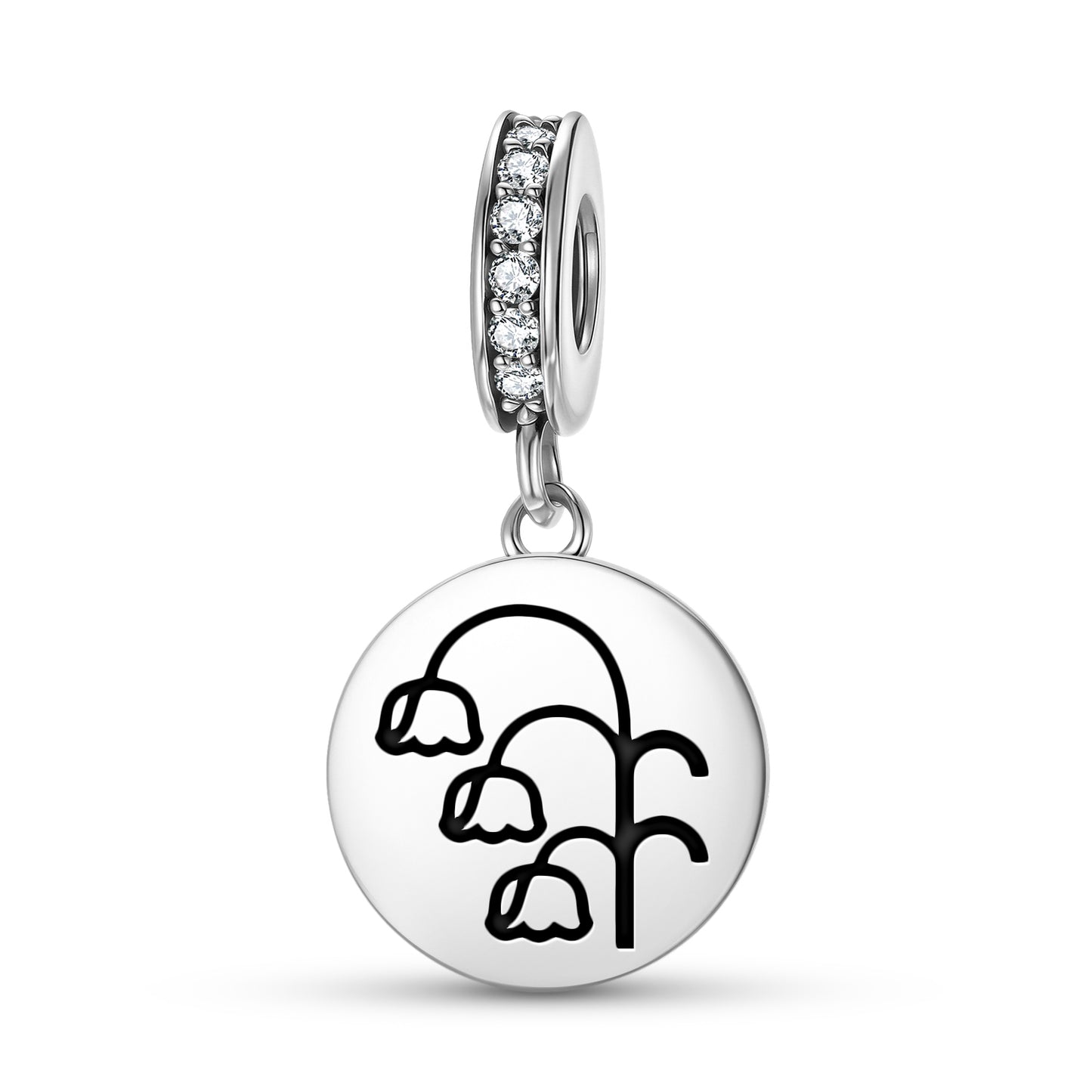 Lily of the Valley Flowers Symbols Pendant Dangle Charm