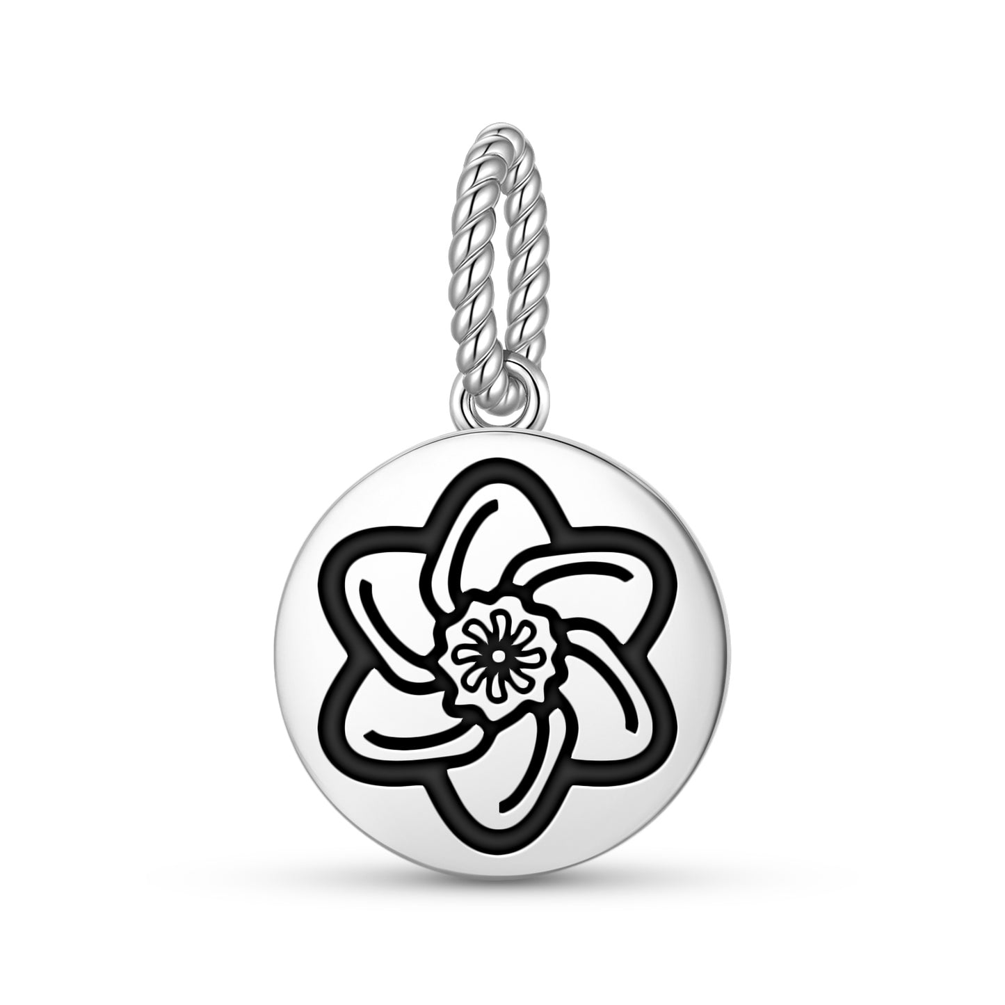 Daffodil Flowers Symbols Pendant Dangle Charm