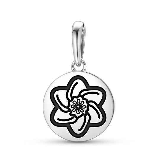 Daffodil Flowers Symbols Pendant Dangle Charm