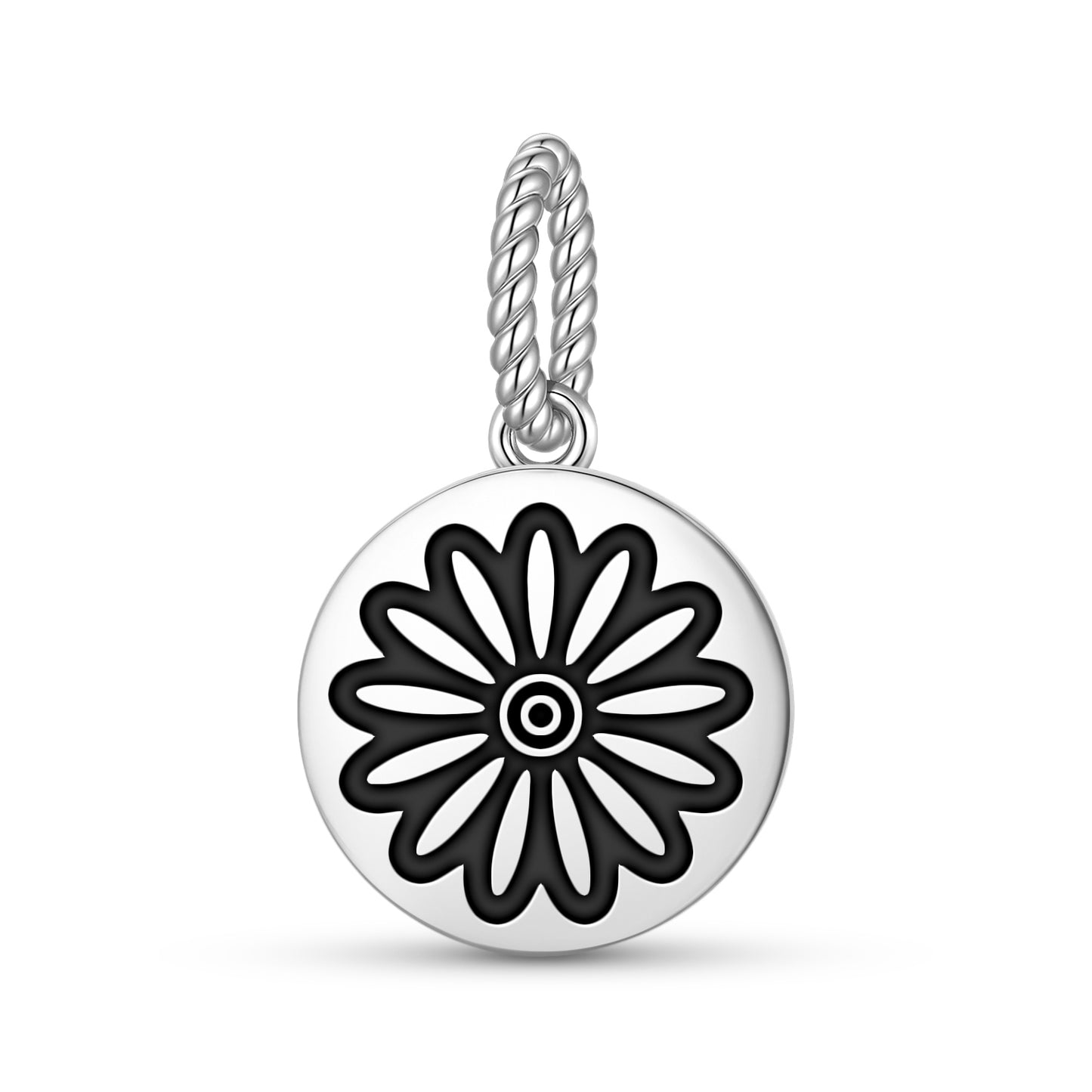 Black-Eyed Susan Flowers Symbols Pendant Dangle Charm