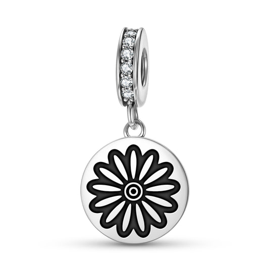 Black-Eyed Susan Flowers Symbols Pendant Dangle Charm