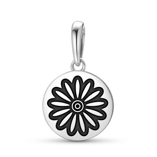 Black-Eyed Susan Flowers Symbols Pendant Dangle Charm