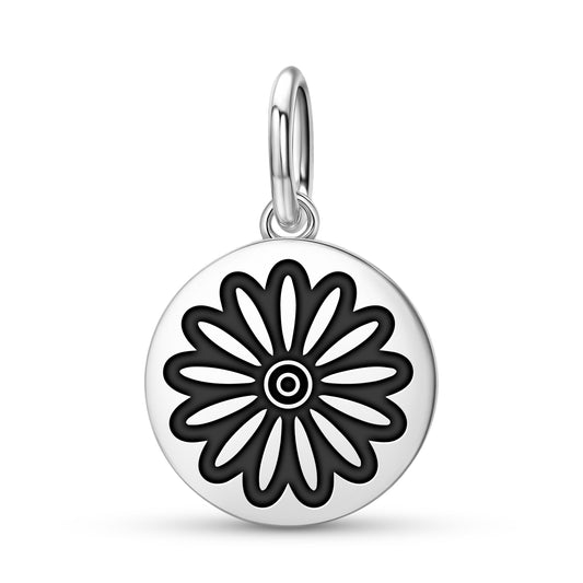Black-Eyed Susan Flowers Symbols Pendant Dangle Charm