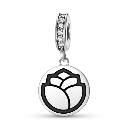 Tulip Flowers Symbols Pendant Dangle Charm